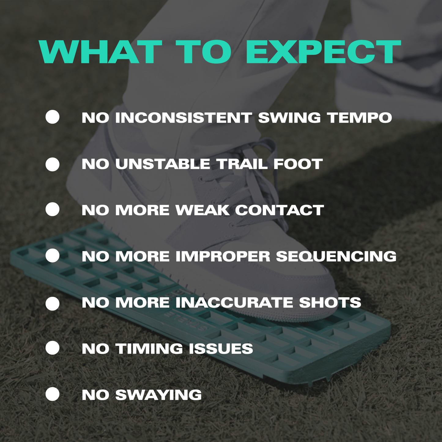 The RockShot™ Pressure Plate Golf Training Aid - Improve Balance and Weight Shift