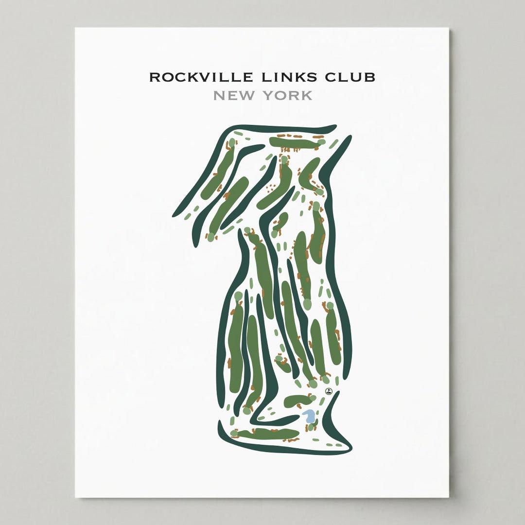 Rockville Links Club, New York - Printed Golf Courses