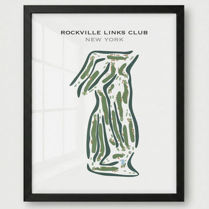 Rockville Links Club, New York - Printed Golf Courses