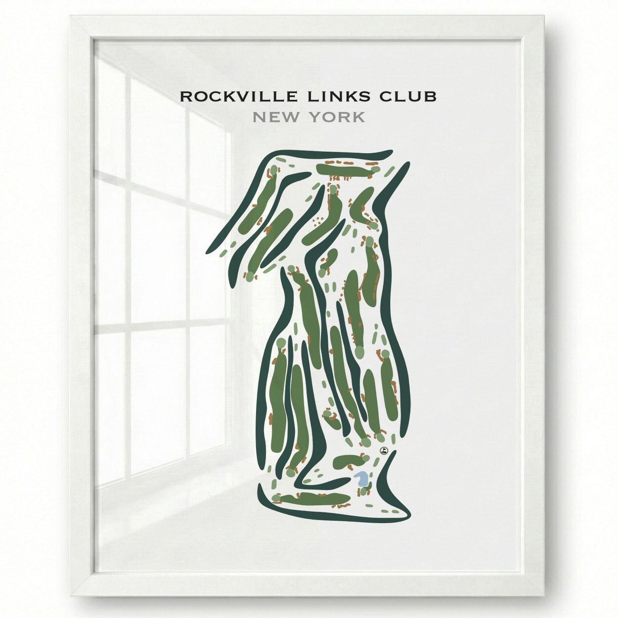 Rockville Links Club, New York - Printed Golf Courses
