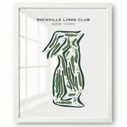 Rockville Links Club, New York - Printed Golf Courses