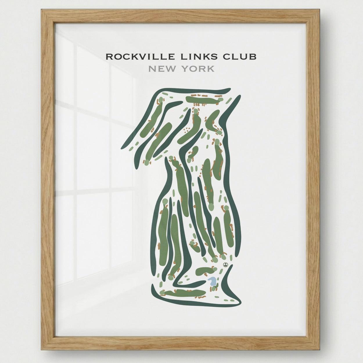 Rockville Links Club, New York - Printed Golf Courses
