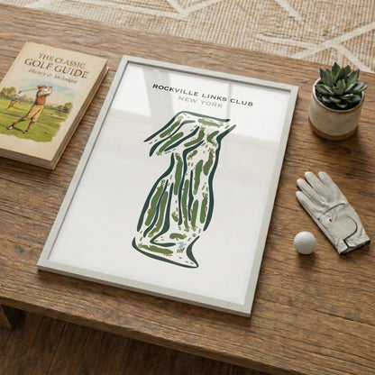Rockville Links Club, New York - Printed Golf Courses