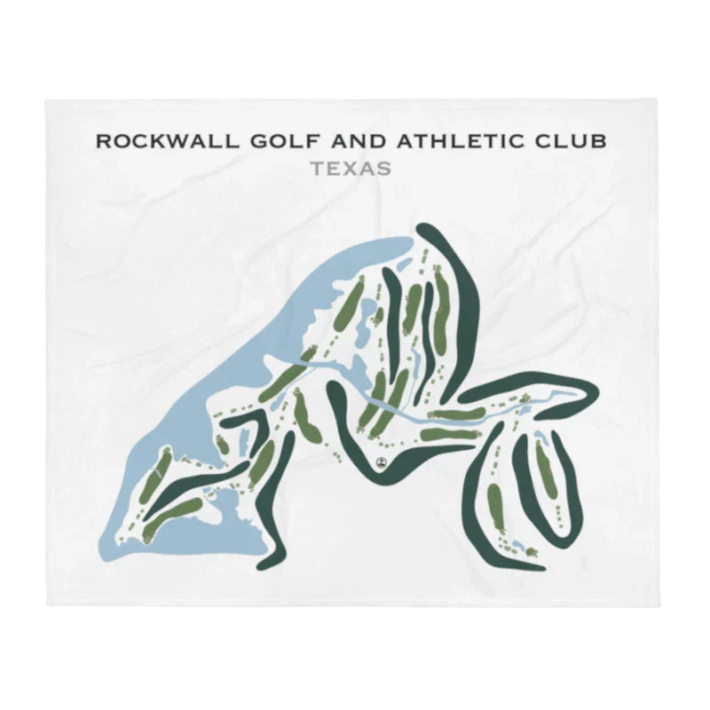 Rockwall Golf and Athletic Club, Texas - Printed Golf Courses