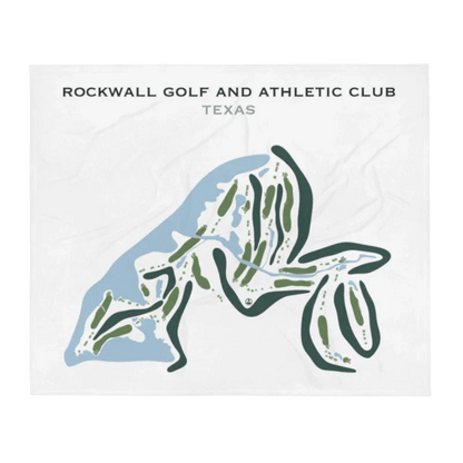 Rockwall Golf and Athletic Club, Texas - Printed Golf Courses