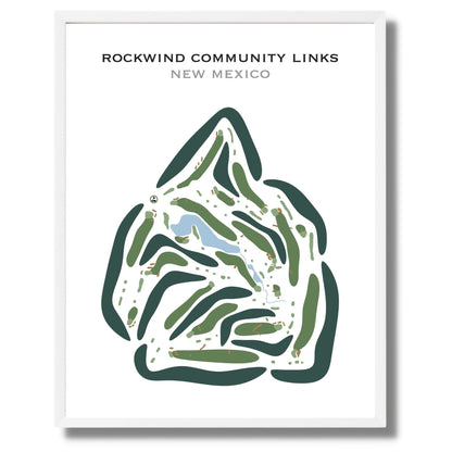 Rockwind Community Links, New Mexico - Printed Golf Courses