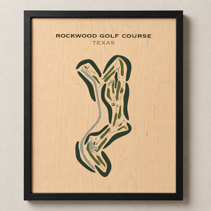 Rockwood Golf Course, Texas - Printed Golf Courses