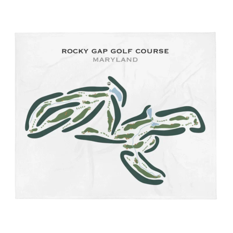 Rocky Gap Golf Course, Maryland - Printed Golf Courses