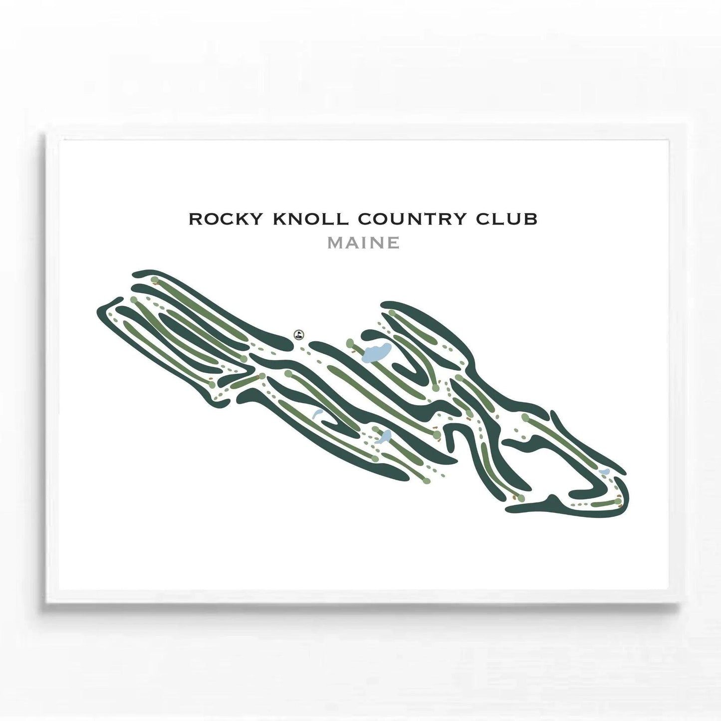 Rocky Knoll Country Club, Maine - Printed Golf Courses