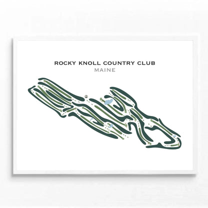 Rocky Knoll Country Club, Maine - Printed Golf Courses