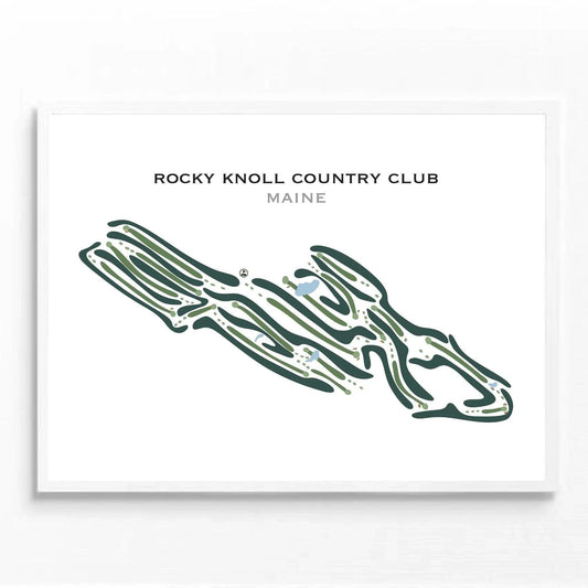 Rocky Knoll Country Club, Maine - Printed Golf Courses