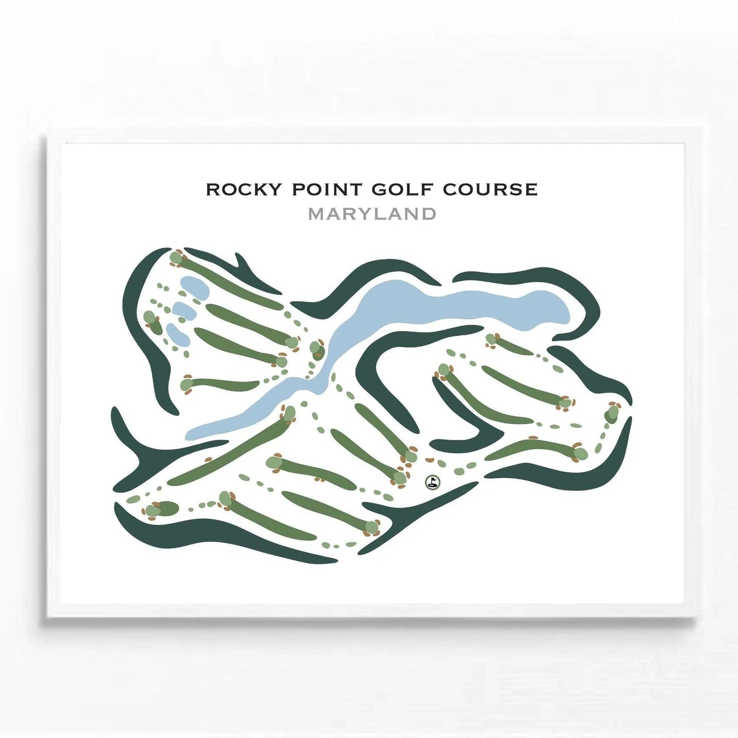 Rocky Point Golf Course, Maryland - Printed Golf Courses