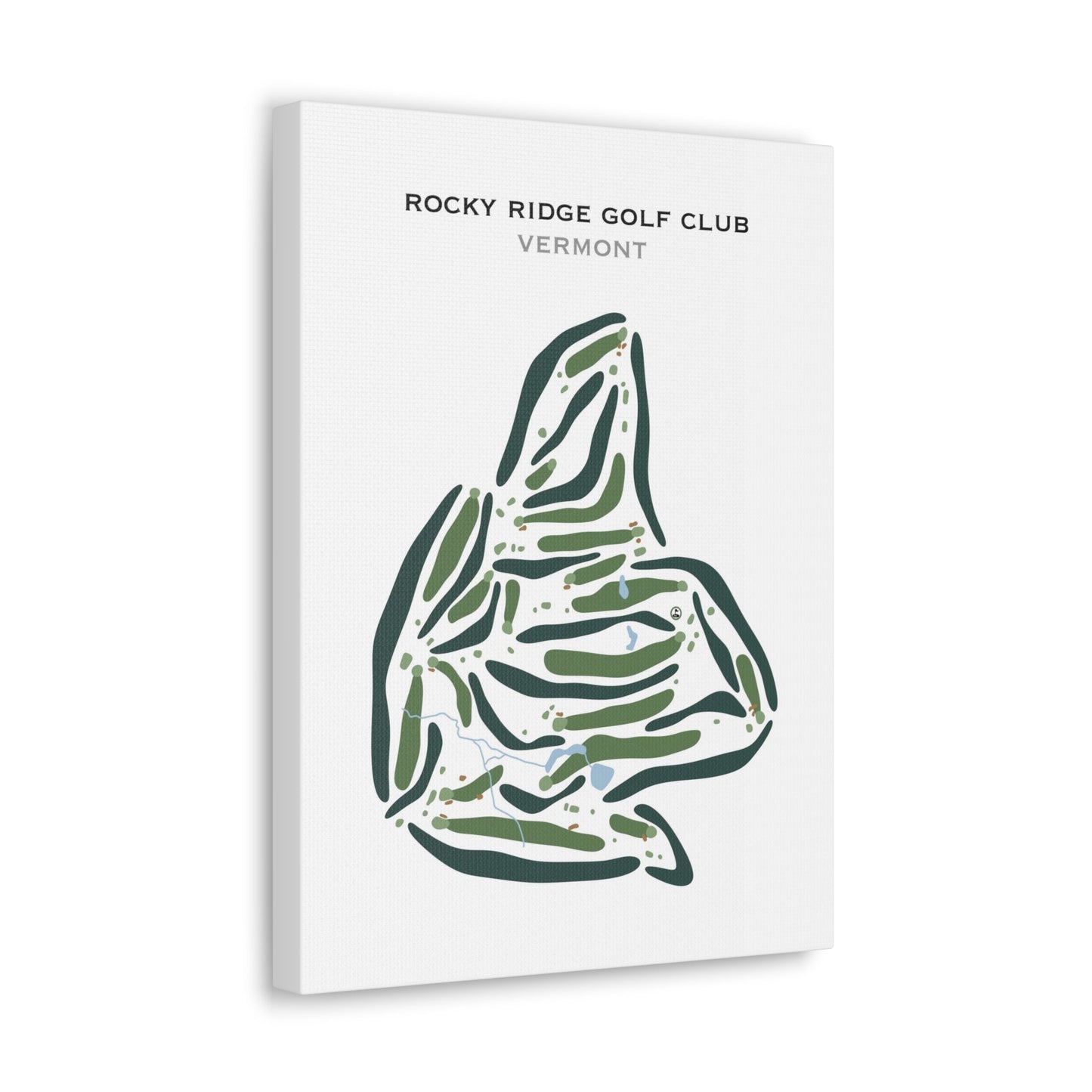 Rocky Ridge Golf Club, Vermont - Printed Golf Courses