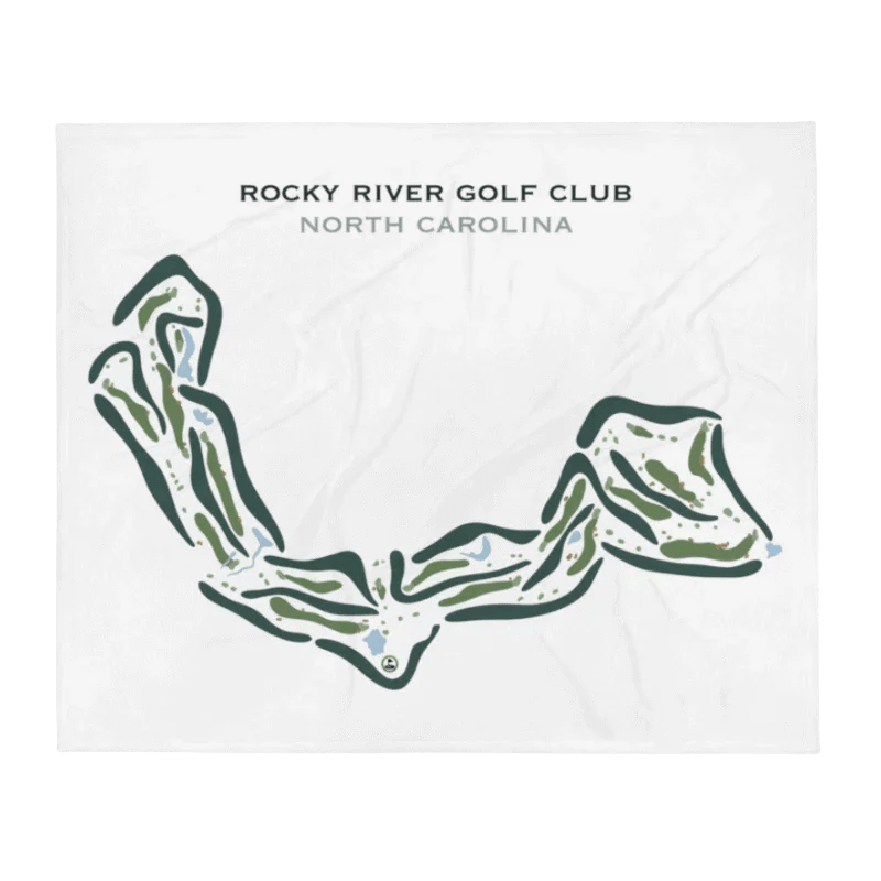 Rocky River Golf Club, Concord, North Carolina - Printed Golf Courses