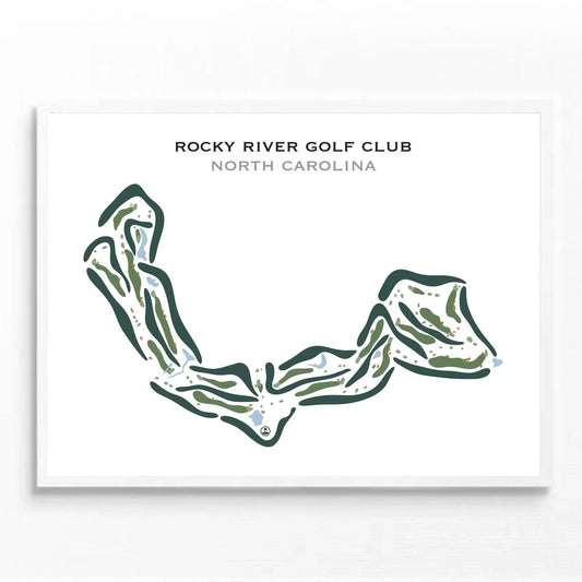 Rocky River Golf Club, Concord, North Carolina - Printed Golf Courses