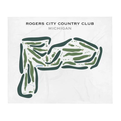 Rogers City Country Club, Michigan - Printed Golf Courses