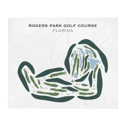 Rogers Park Golf Course, Florida - Printed Golf Courses