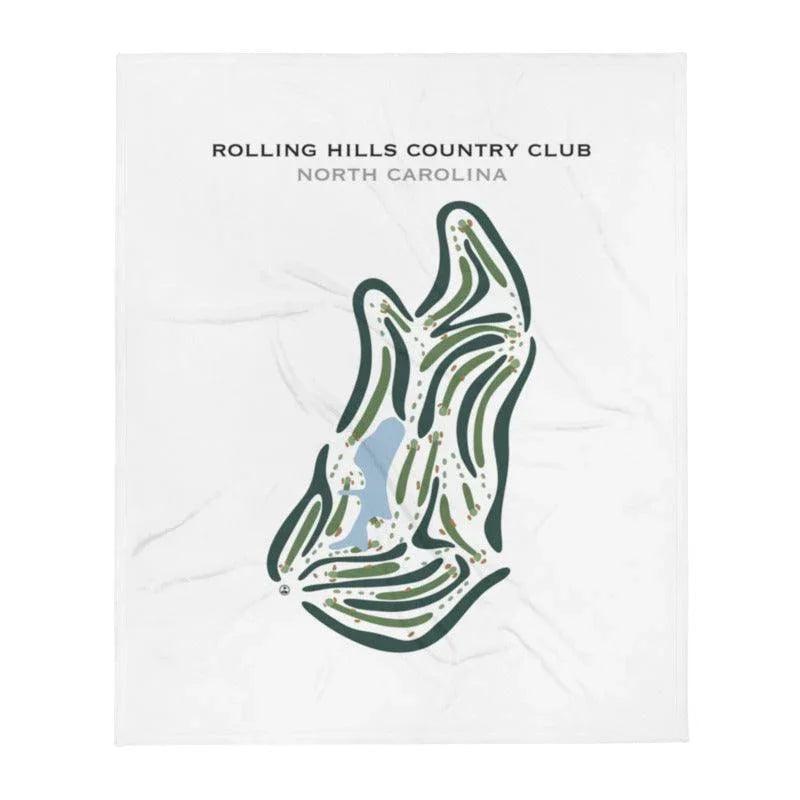 Rolling Hills Country Club, North Carolina - Printed Golf Courses