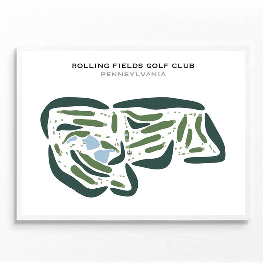 Rolling Fields Golf Club, Florida - Printed Golf Courses