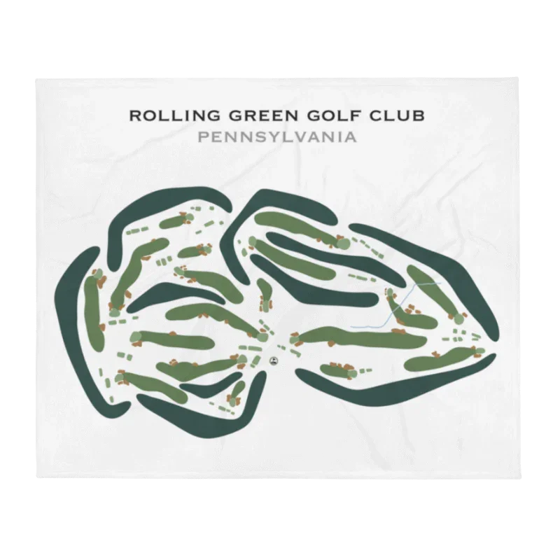 Rolling Green Golf Club, Pennsylvania - Printed Golf Courses