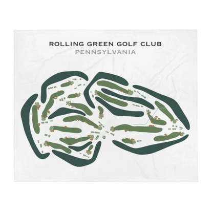 Rolling Green Golf Club, Pennsylvania - Printed Golf Courses