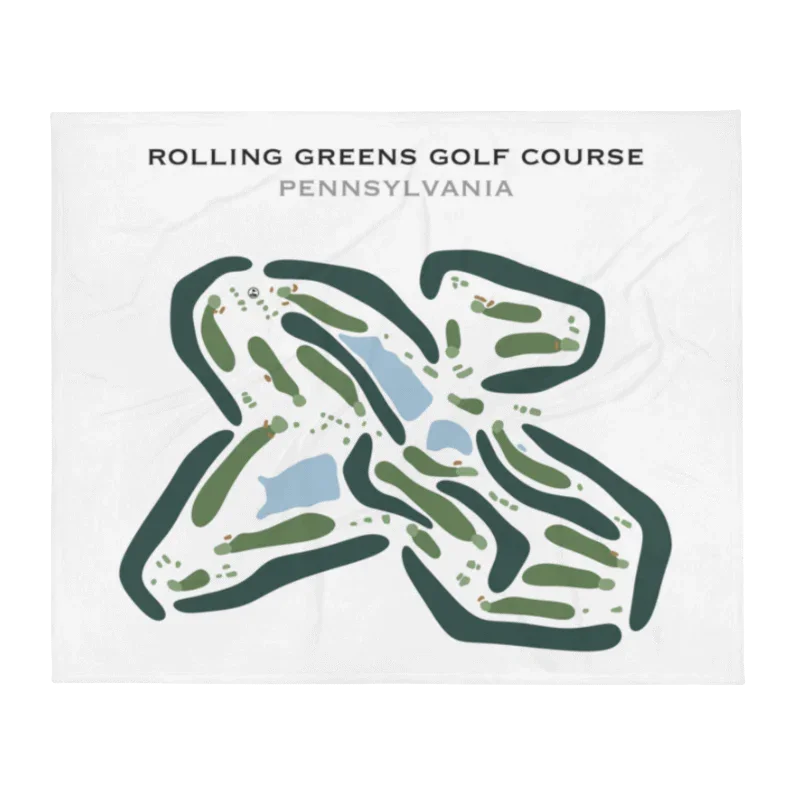 Rolling Green Golf Course, Pennsylvania - Printed Golf Courses