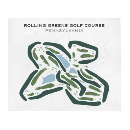 Rolling Green Golf Course, Pennsylvania - Printed Golf Courses