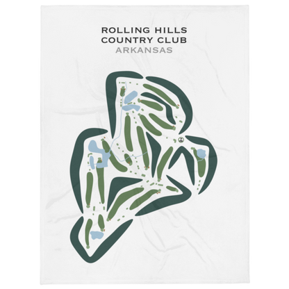Rolling Hills Country Club, Arkansas - Printed Golf Courses