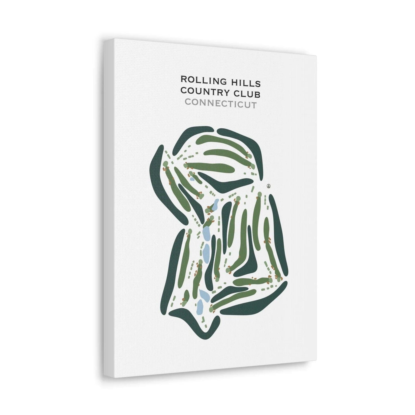 Rolling Hills Country Club, Connecticut - Printed Golf Courses