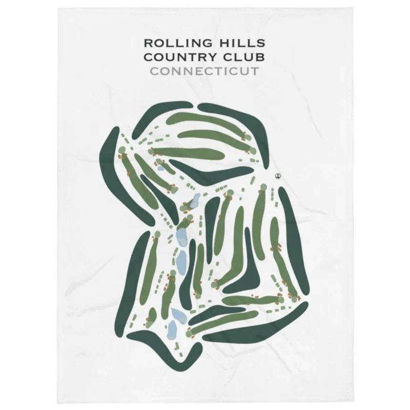 Rolling Hills Country Club, Connecticut - Printed Golf Courses