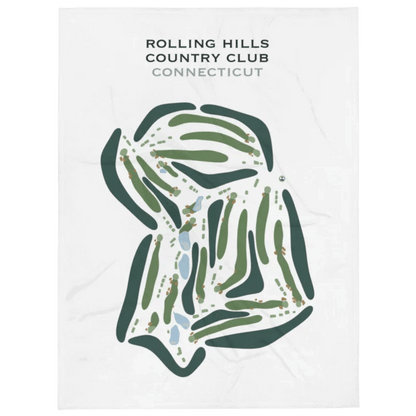 Rolling Hills Country Club, Connecticut - Printed Golf Courses
