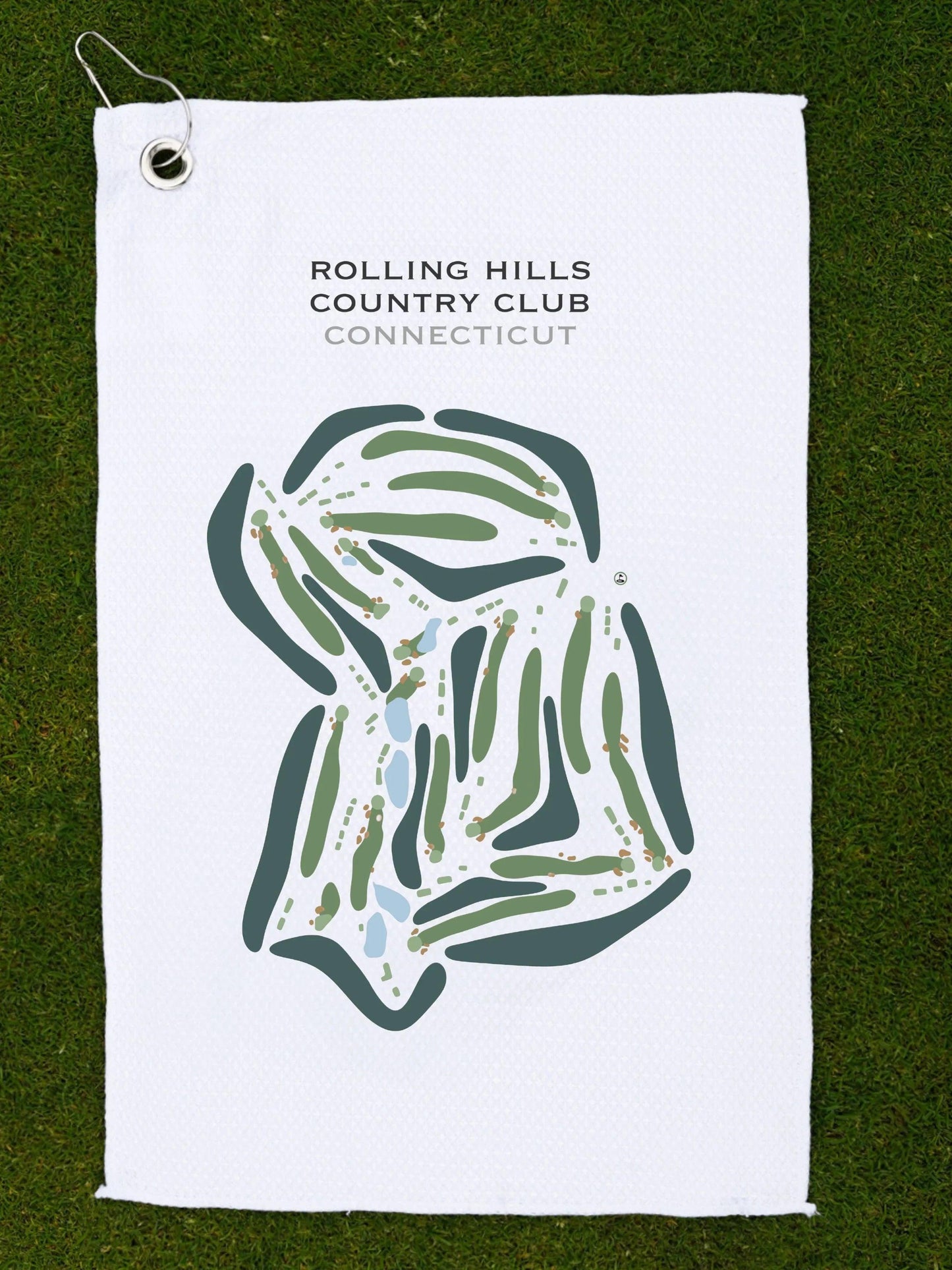 Rolling Hills Country Club, Connecticut - Printed Golf Courses