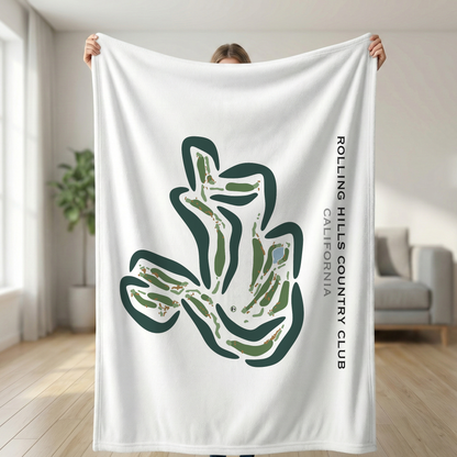 Rolling Hills Country Club, California - Printed Golf Course