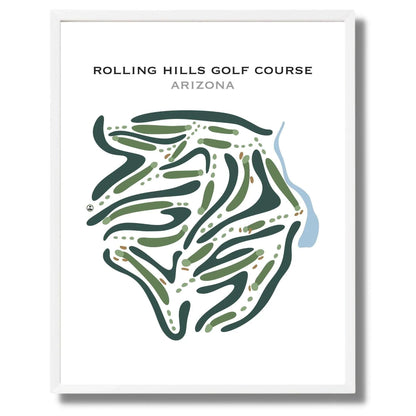 Rolling Hills Golf Course, Arizona - Printed Golf Courses