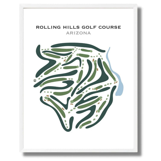 Rolling Hills Golf Course, Arizona - Printed Golf Courses