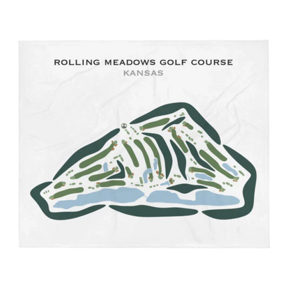 Rolling Meadows Golf Course, Kansas - Printed Golf Courses