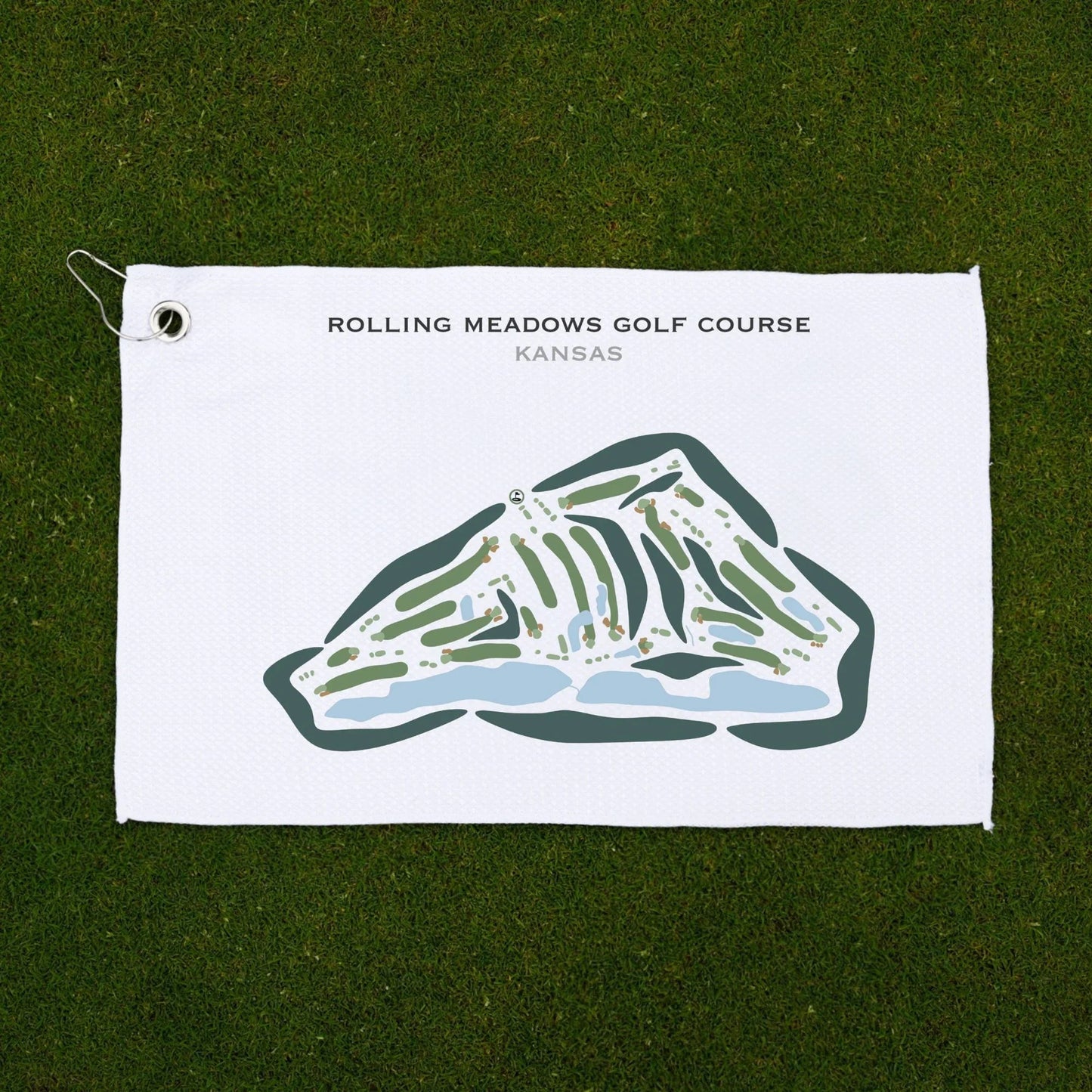 Rolling Meadows Golf Course, Kansas - Printed Golf Courses