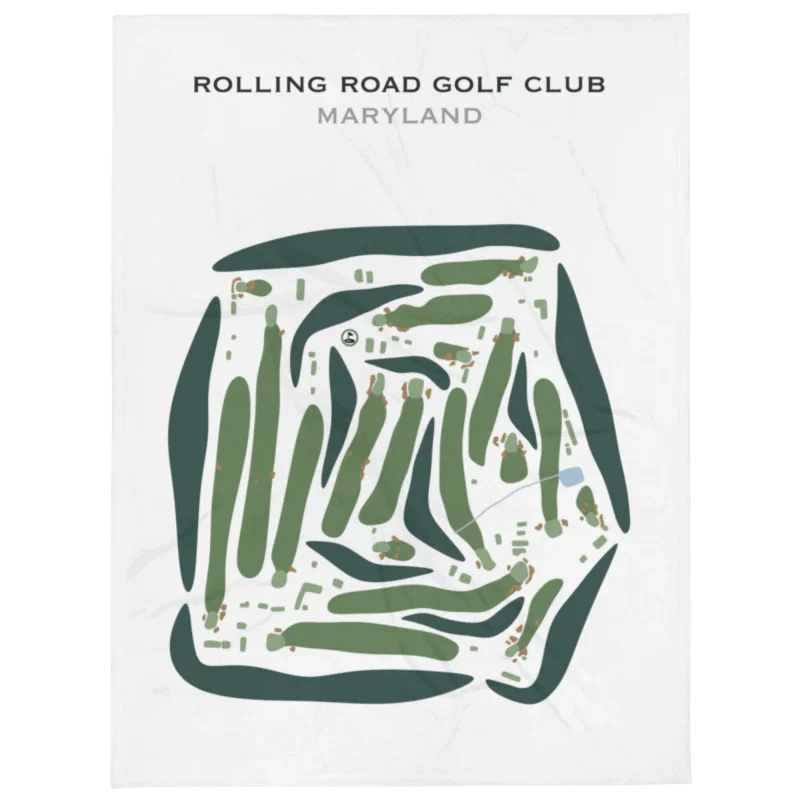 Rolling Road Golf Club, Maryland - Printed Golf Courses
