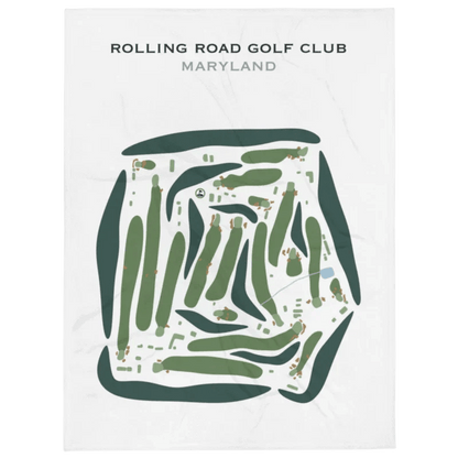 Rolling Road Golf Club, Maryland - Printed Golf Courses