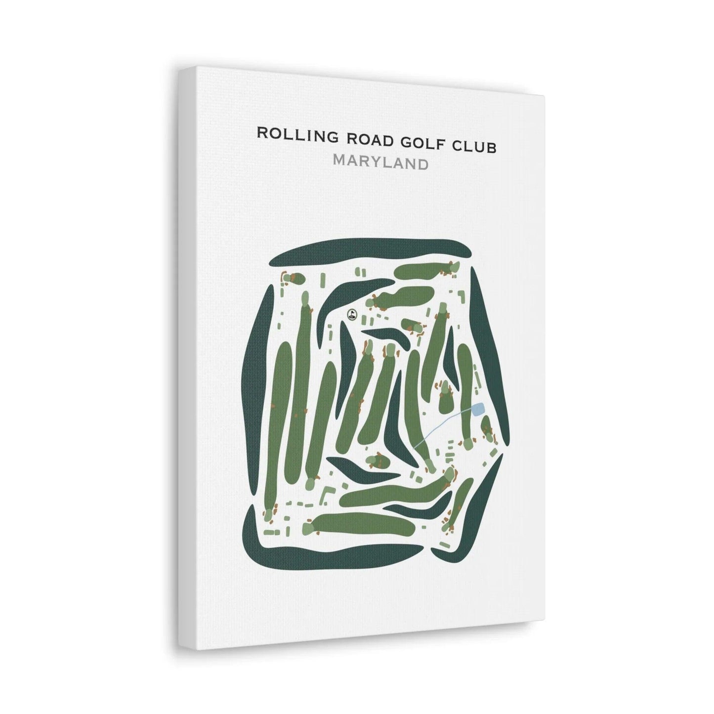Rolling Road Golf Club, Maryland - Printed Golf Courses