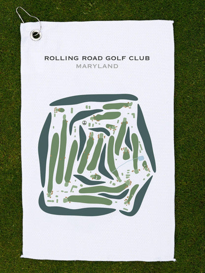 Rolling Road Golf Club, Maryland - Printed Golf Courses