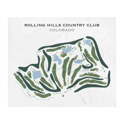 Rolling Hills Country Club, Colorado - Printed Golf Course