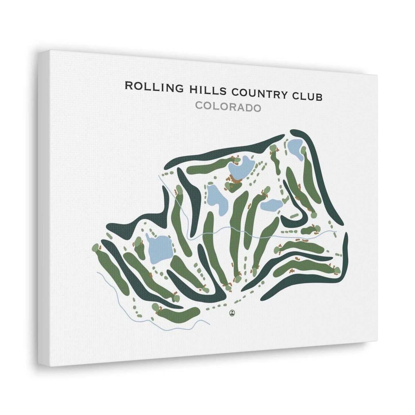 Rolling Hills Country Club, Colorado - Printed Golf Course
