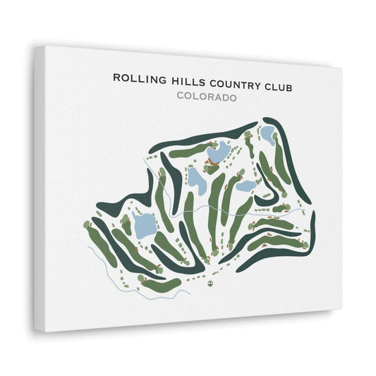 Rolling Hills Country Club, Colorado - Printed Golf Course