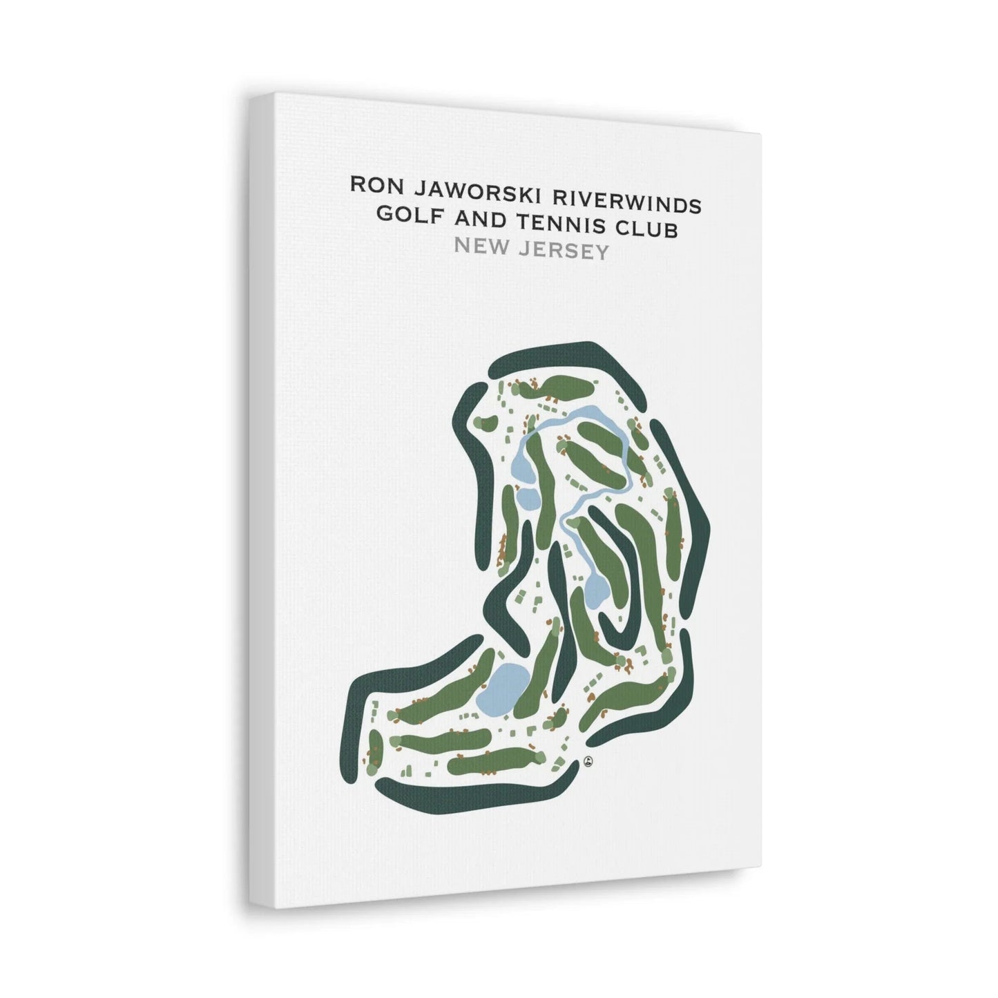 Ron Jaworski's RiverWinds Golf & Tennis Club, New Jersey - Printed Golf Courses