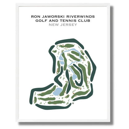 Ron Jaworski's RiverWinds Golf & Tennis Club, New Jersey - Printed Golf Courses