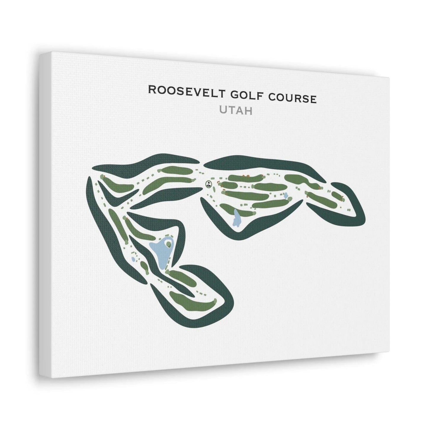 Roosevelt Golf Course, Roosevelt Utah - Printed Golf Courses