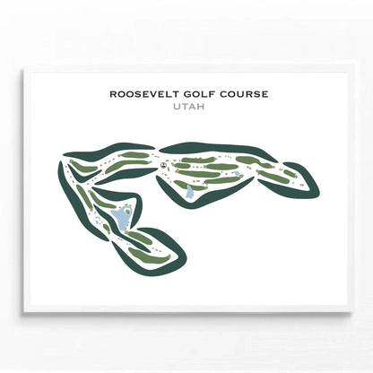 Roosevelt Golf Course, Roosevelt Utah - Printed Golf Courses
