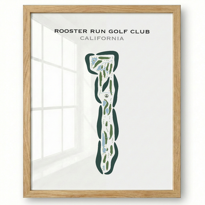 Rooster Run Golf Club, California - Printed Golf Courses