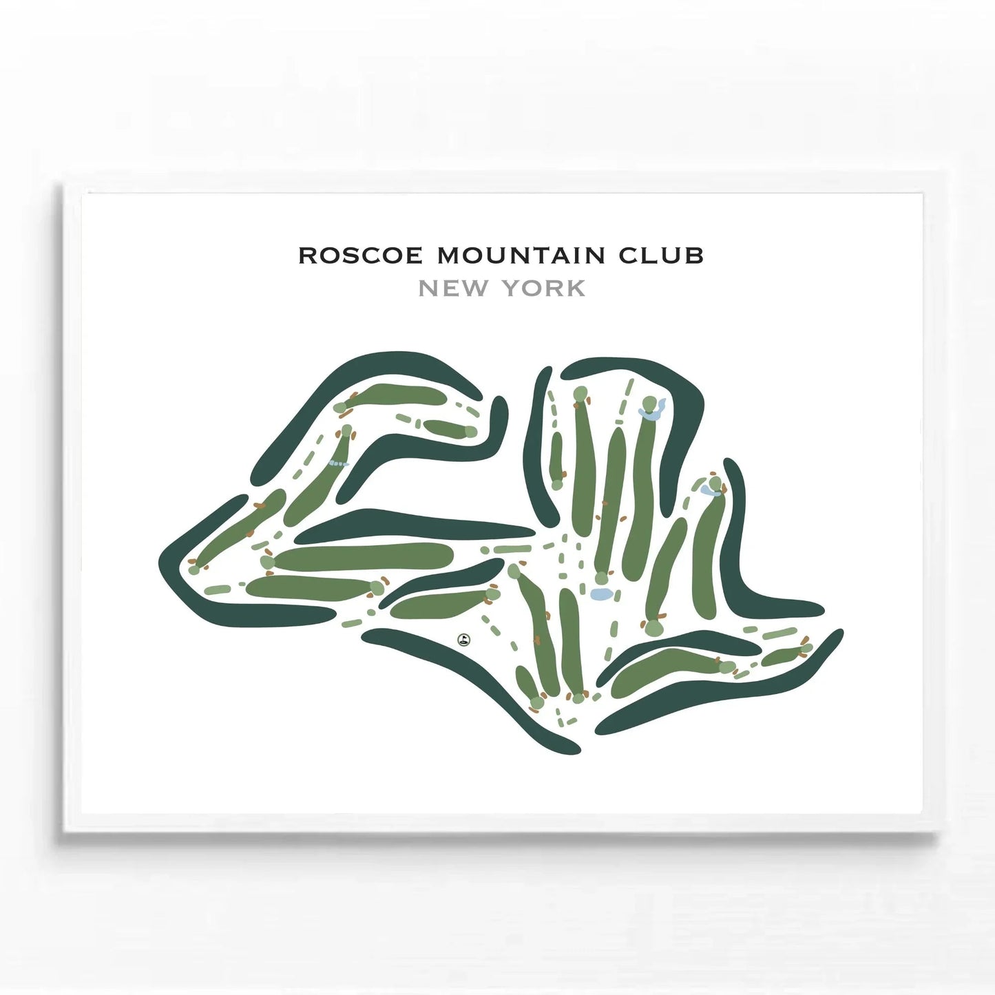 Roscoe Mountain Club, New York - Printed Golf Courses